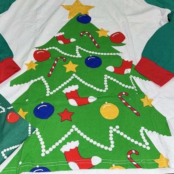 Woman’s Holiday Pajama Set Christmas Tree Large - Picture 5 of 6